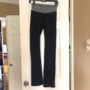 Grey and Black Workout Pants - XS